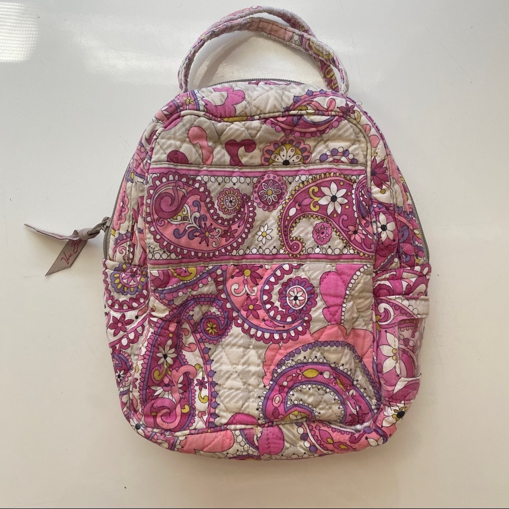 Vera Bradley Paisley Meets Plaid Lunch Bunch Bag